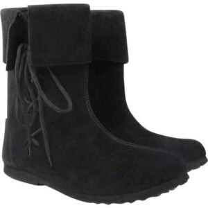 Sigurd Suede Boots - Black