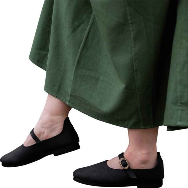 Rieke Women's Medieval Shoes - Black