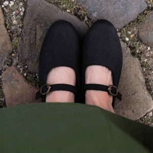 Rieke Women's Medieval Shoes - Black