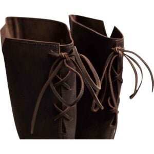 Ole Nubuck Leather Viking Boots - Brown