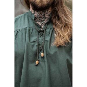 Louis Sleeveless Medieval Shirt - Green