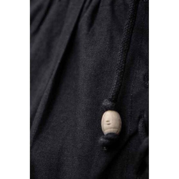 Louis Sleeveless Medieval Shirt - Black