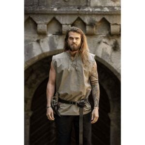 Jean Sleeveless Medieval Shirt - Hemp