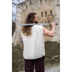 Henn Sleeveless Medieval Shirt - Natural