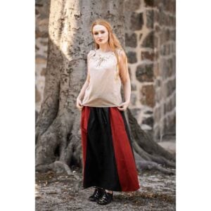 Adele Sleeveless Medieval Summer Blouse - Hemp