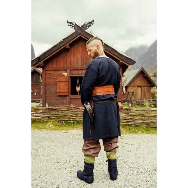 Ingrid Wide Viking Belt - Cognac Brown