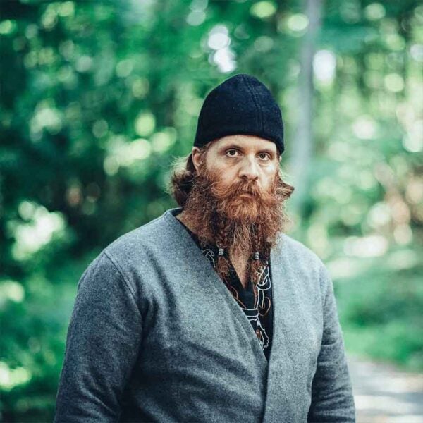 Ari Viking Wool Cap - Black