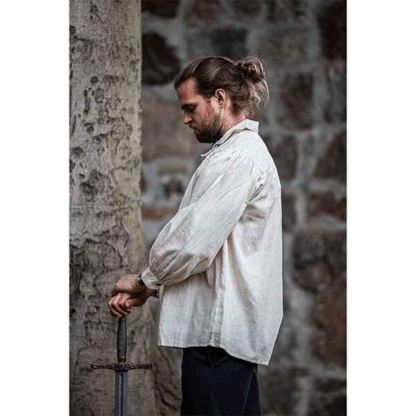 Artur Men's Pirate Shirt - Natural