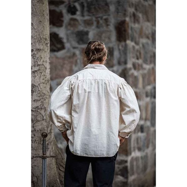 Artur Men's Pirate Shirt - Natural