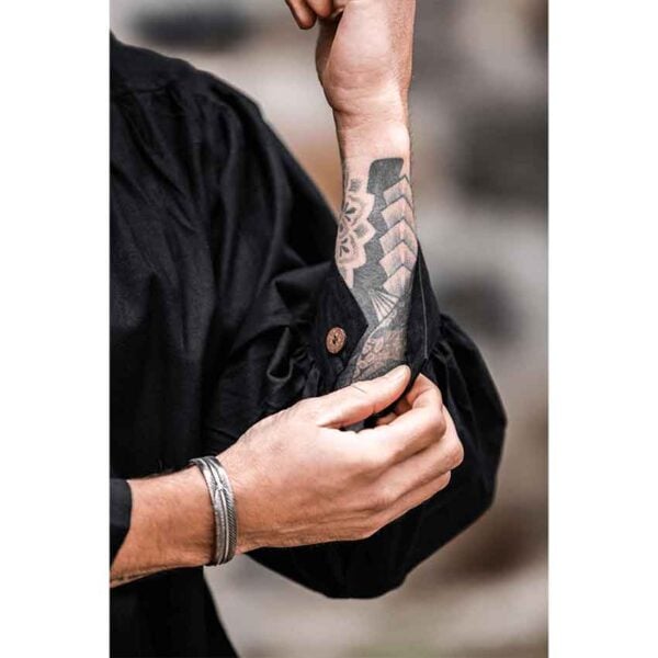Artur Men's Pirate Shirt - Black