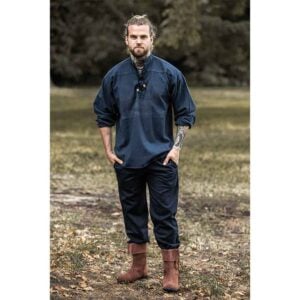 Georg Mens Medieval Shirt - Blue