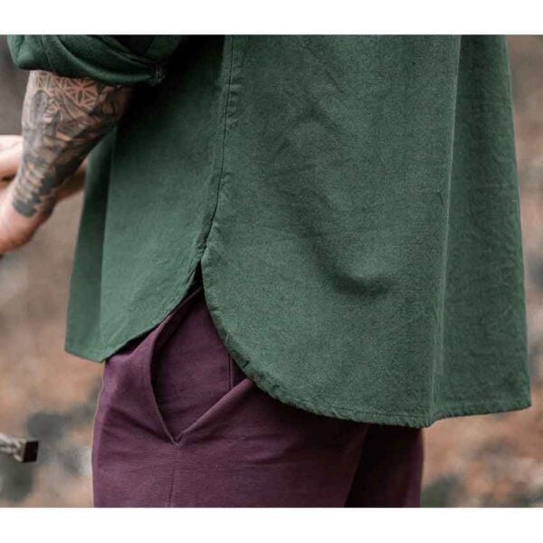 Georg Mens Medieval Shirt - Green