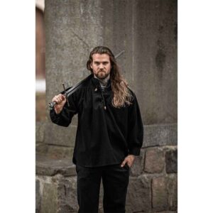 Georg Mens Medieval Shirt - Black