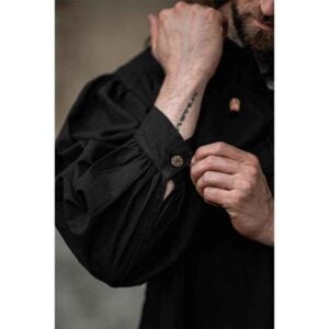 Georg Mens Medieval Shirt - Black