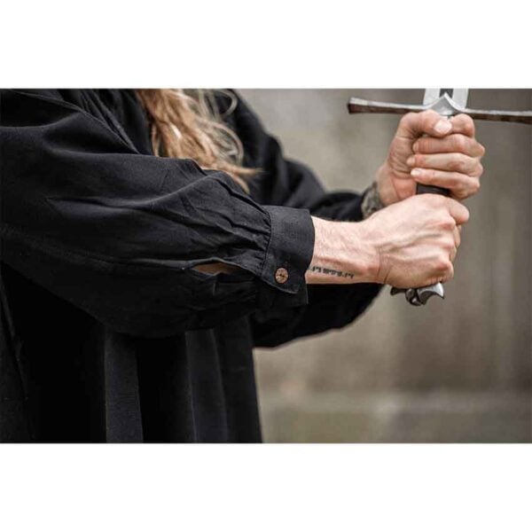 Georg Mens Medieval Shirt - Black