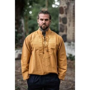 Ansbert Medieval Shirt - Honey Brown