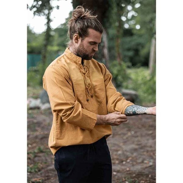 Ansbert Medieval Shirt - Honey Brown