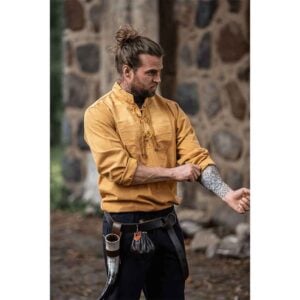 Ansbert Medieval Shirt - Honey Brown