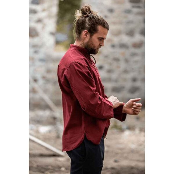 Ansbert Medieval Shirt - Red