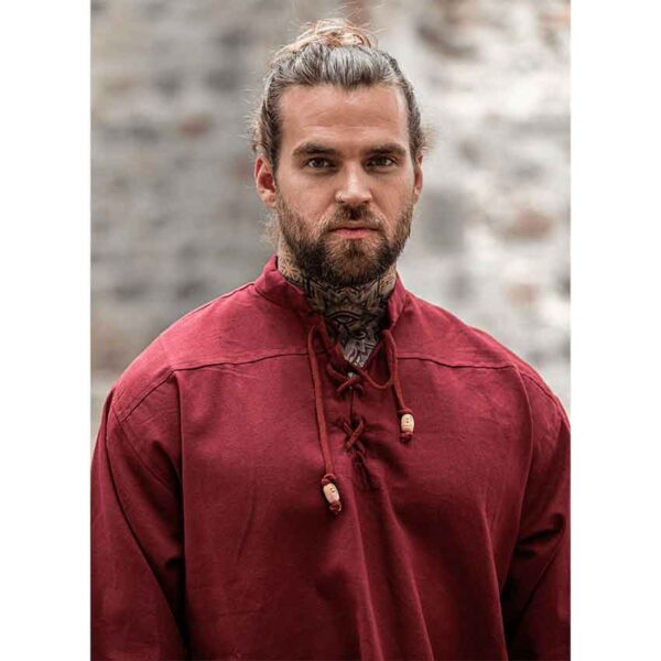 Ansbert Medieval Shirt - Red