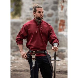 Ansbert Medieval Shirt - Red