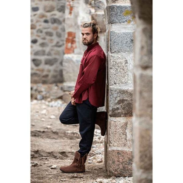 Ansbert Medieval Shirt - Red
