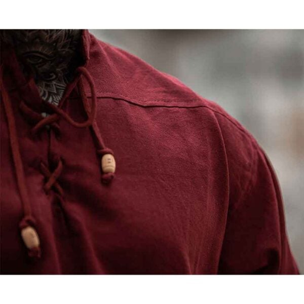 Ansbert Medieval Shirt - Red