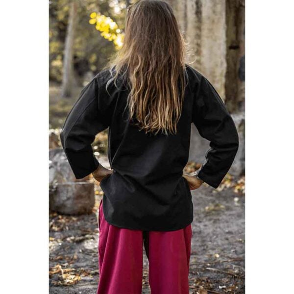 Ansbert Medieval Shirt - Black