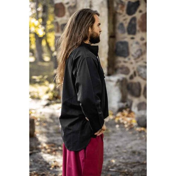Ansbert Medieval Shirt - Black