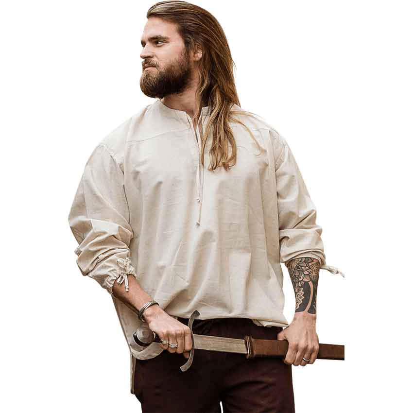 Bartholomeus Medieval Shirt - Natural