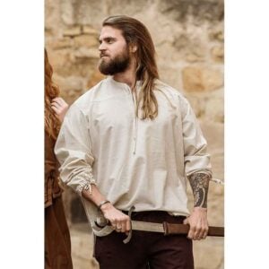 Bartholomeus Medieval Shirt - Natural