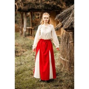 Edith Medieval Blouse – Natural