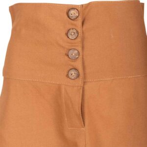Hannah Buttoned Canvas Skirt