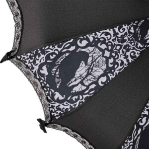 Black and White Raven Umbrella