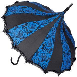 Black and Blue Dragon Umbrella