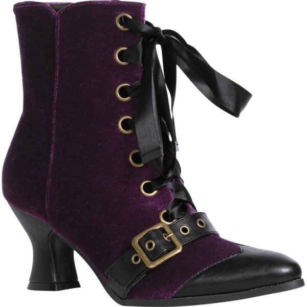 Charmed Velvet Witch Booties