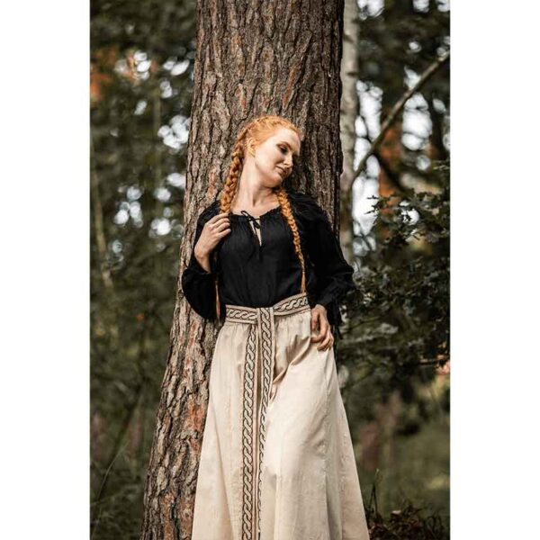 Bettina Medieval Shirt - Black