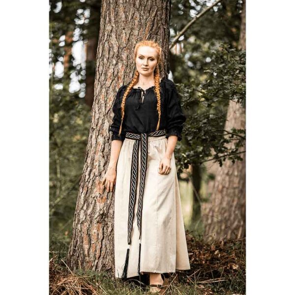 Bettina Medieval Shirt - Black