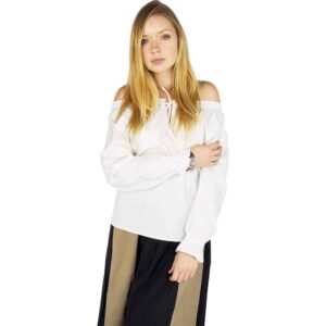 Bettina Medieval Shirt - White