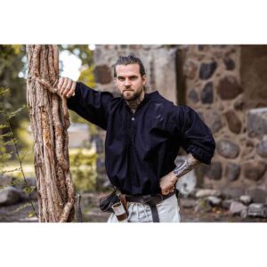 Oswald Medieval Shirt - Black