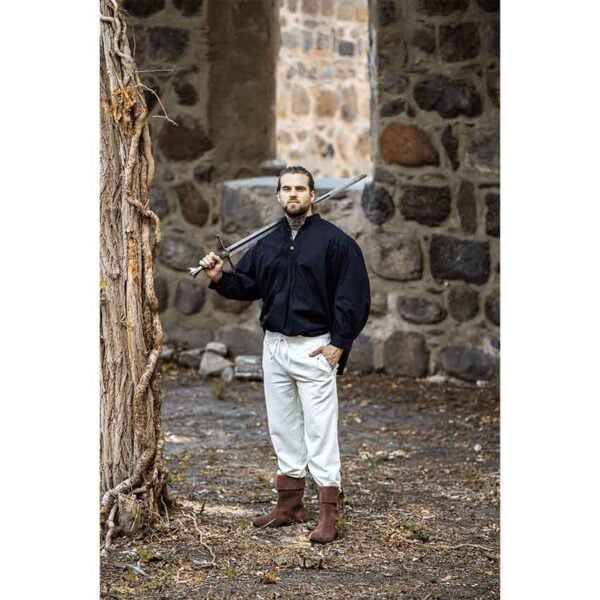 Oswald Medieval Shirt - Black