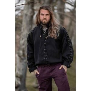 Gustavo Medieval Shirt - Black