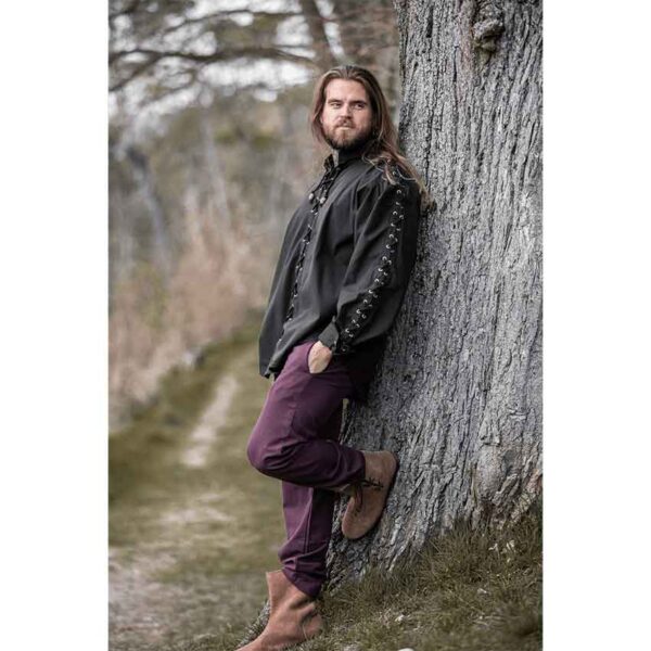 Gustavo Medieval Shirt - Black