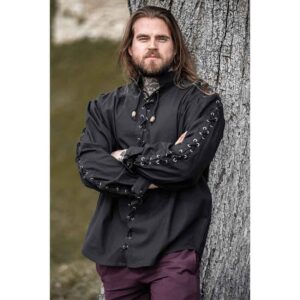 Gustavo Medieval Shirt - Black