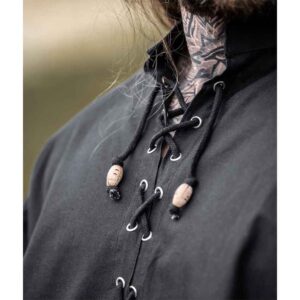 Gustavo Medieval Shirt - Black