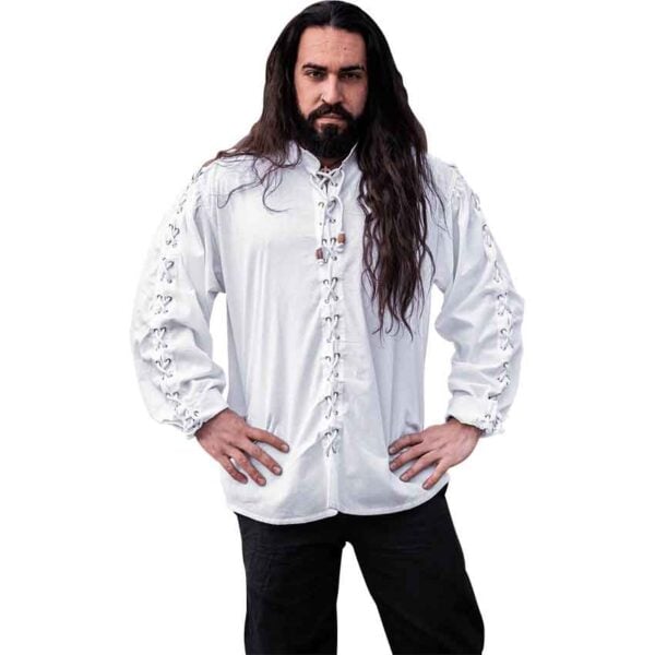 Gustavo Medieval Shirt - White