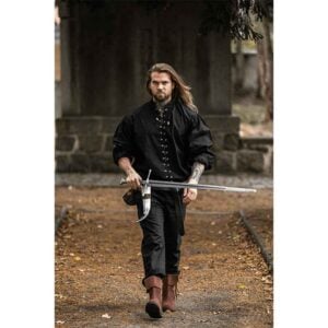 Dagwin Medieval Shirt - Black