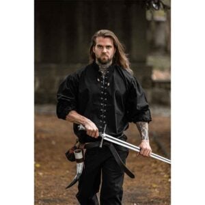 Dagwin Medieval Shirt - Black