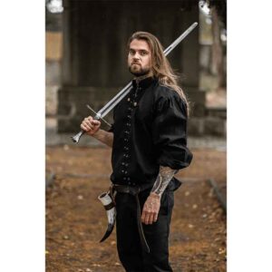 Dagwin Medieval Shirt - Black