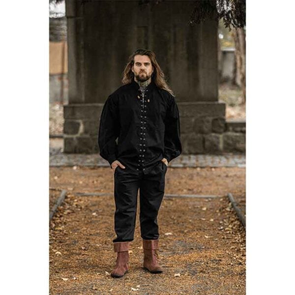Dagwin Medieval Shirt - Black